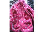 PINK DRESSING gown,  with atacable ties for safty has....